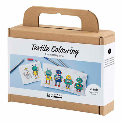 Mini Hobbyset Textiel Decoreren Robot Primair Kleuren