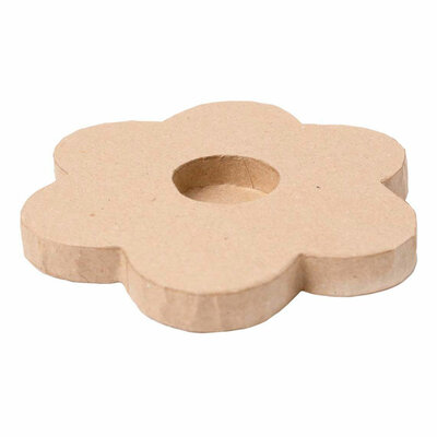 Colorations - Papier-mache Theelichthouders - Bloem, 6st.