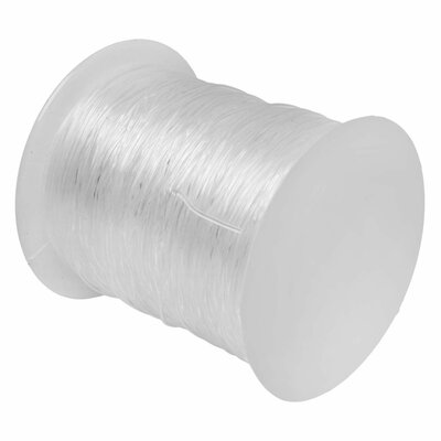 Colorations - Transparant Elastisch Koord - 50 m,  1 mm