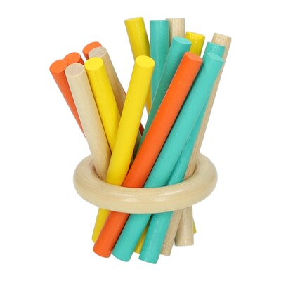 Houten Spelletje in Blikje - Ring Mikado