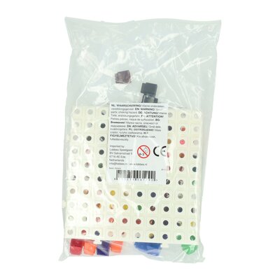 Stapelblokjes met Grondplaat - 100dlg.