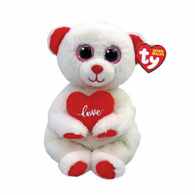 Ty Beanie Babies Bellies Desi Bear Heart 15cm