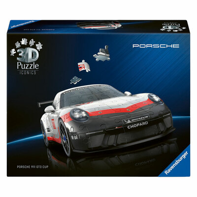 Ravensburger 3D Puzzel Iconics Porsche 911 GT3 Cup - 154st.