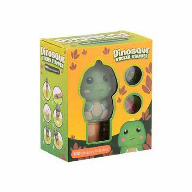 Dinosaurus Sticker Stamper, 100 stickers, in display