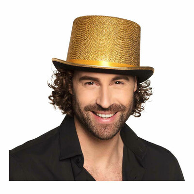 Hoed Glitz Goud