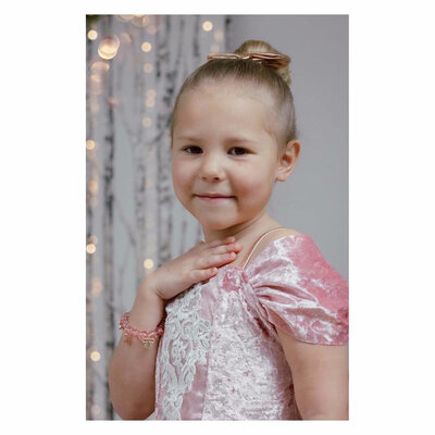 Precious Bows Kralenarmband Roze