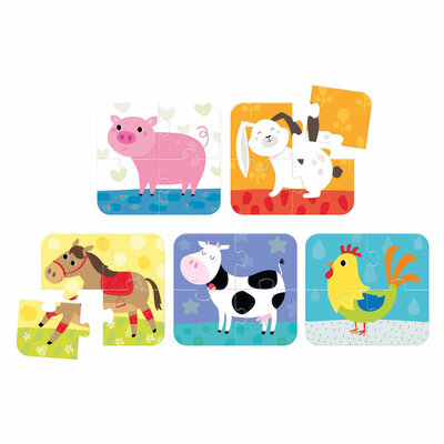 Banana Panda - On-the-Go Puzzel Dieren - 16st.