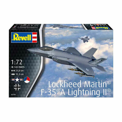 Revell Modelbouwpakket - Lockheed Martin F35 A Lightning II 1:72 - 143dlg.