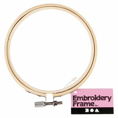 Borduurframe Hout, Ø 10cm