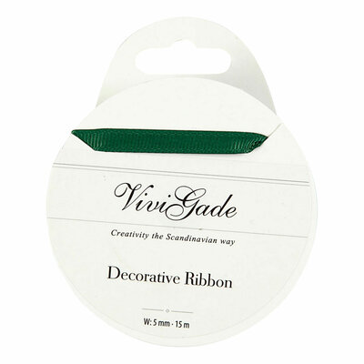 Decoratie Lint Groen, 15m