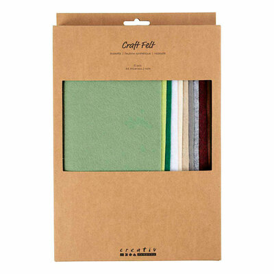 Hobbyvilt A4 Dikte 2mm Naturel Kleuren - 10st.