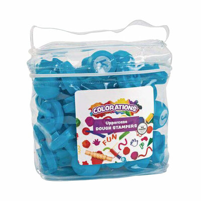 Colorations - Hoofdletters Klei Stempels, 26dlg.