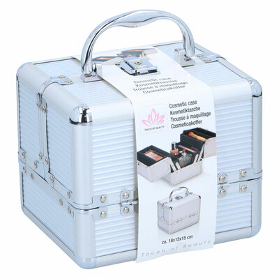 Make-up Koffer Zilver