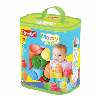 Quercetti Momy Soft Bouwblokken - 28dlg.