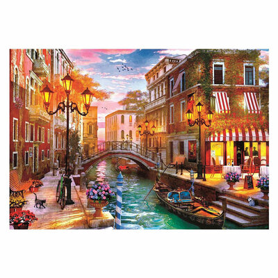 Clementoni Legpuzzel Zonsondergang Venetië, 500st.