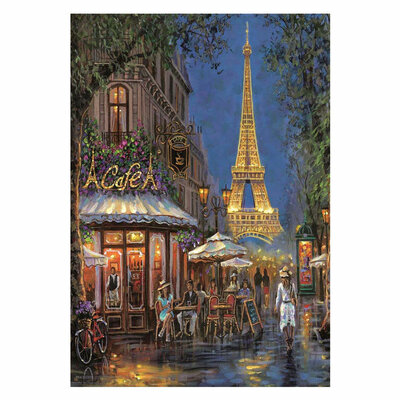 Clementoni Legpuzzel Night at the Eiffel Café, 500st.