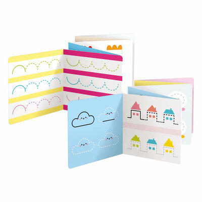 Banana Panda - Kleurboekje Klaar om Beginnerslijnen te Overtrekken