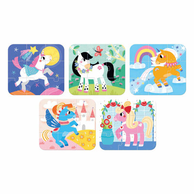 Banana Panda - On-the-Go Puzzel Pony's - 16st.