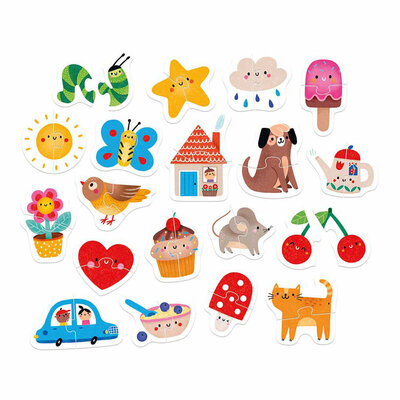 Banana Panda - Mijn Eerste Puzzels Blije Dubbels, 19st.