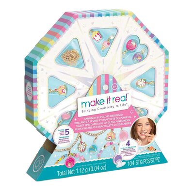 Make it Real - Sweet Spin Carnaval Lipgloss Armbanden Set