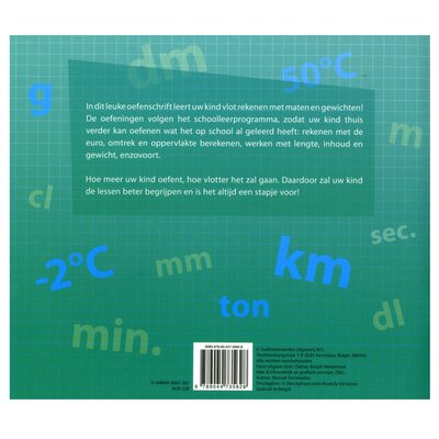 Mijn oefenschrift maten en gewichten 3e en 4e leerjaar