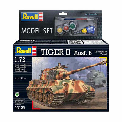 Revell Modelbouwpakket - Tiger II Ausf. B 1:72 - 144dlg.