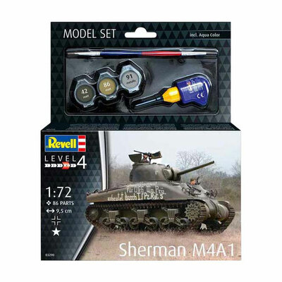 Revell Modelbouwpakket - Sherman M4A1 1:72 - 86dlg.
