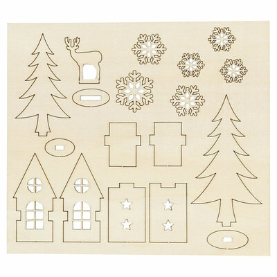 Maak en Versier je Kerst Decoratie Huis