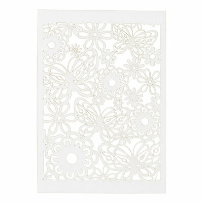 Patroonkarton Wit, 10st.