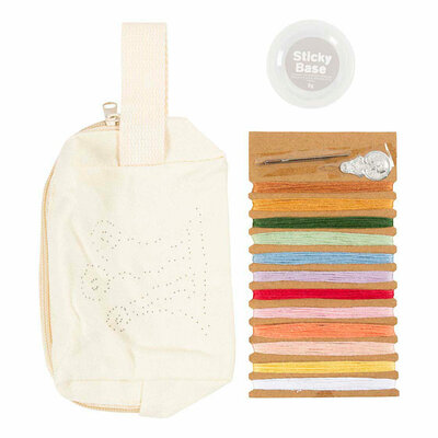 Mini Hobbyset Borduurwerk Make-Up Tas