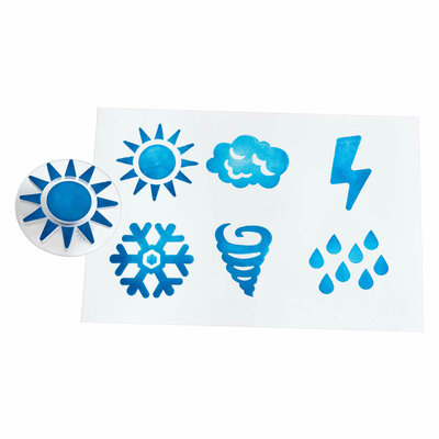 Colorations - Easy Grip Stempels Weer