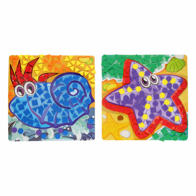 Mozaiek Knutselen Zeedieren