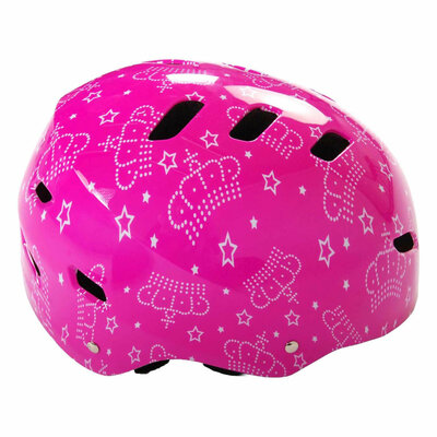 Fietshelm Skatehelm Roze Koningin