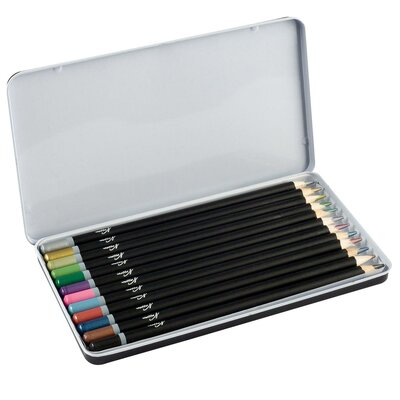 Nassau Kleurpotloden Metallic, 12st.