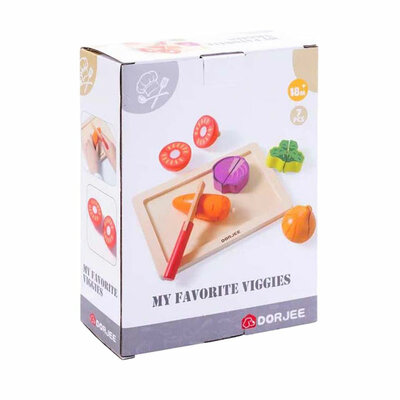 Houten Snijset Groente, 7dlg