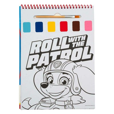 Paw Patrol Water Verfset Boek - incl Kwast