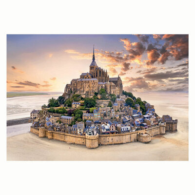 Clementoni Legpuzzel Mont Saint-Michel, 1500st.