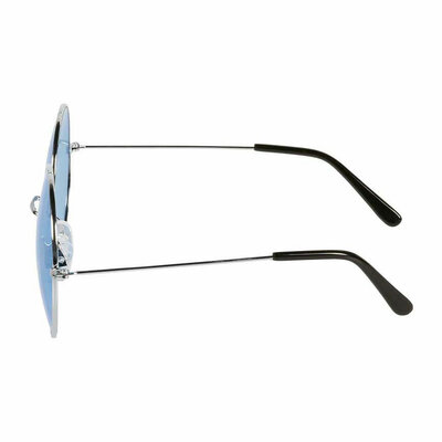 Partybril Hippie XL Blauw