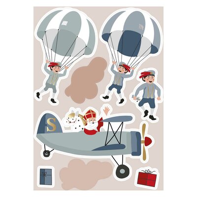 Raamstickers Sint & Co.