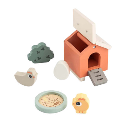 Done by Deer Tiny Farm Houten Speelset Clucky