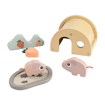 Done by Deer Tiny Farm Houten Speelset Pigee