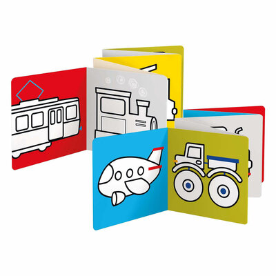 Banana Panda - Kleurboekje Klaar om Voertuigen te Tekenen