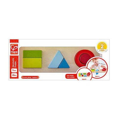 Hape Geometrie Vormenpuzzel - 7dlg.