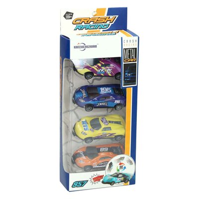 Raceauto Backflip Pull Back Set - 4st.