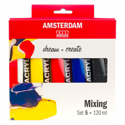Amsterdam Standard Series Acrylverf Mengset 120ml, 5dlg.