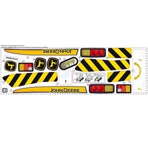 Stickervel Halfpipe John Deere