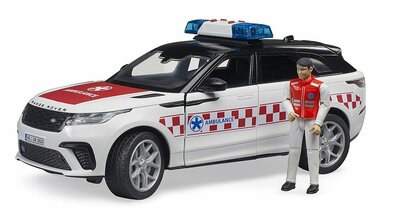 Bruder Range Rover ambulancewagen met figuur