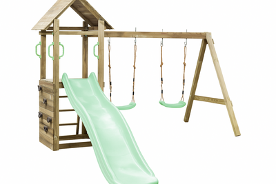 WOODY Houten Speeltoetsel Oliver Pastelgroen