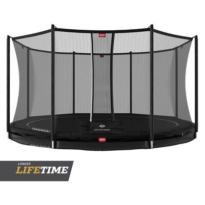 BERG Favorit InGround 380 Black + Safety Net Comfort