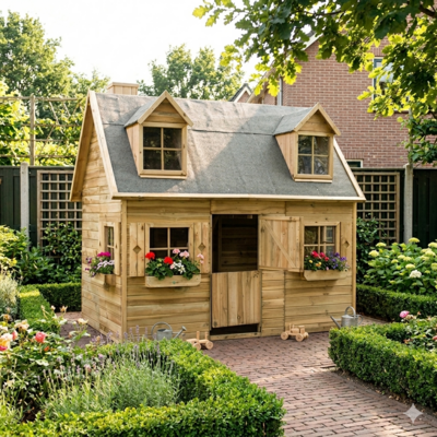 WOODY Houten Speelhuis Juliette